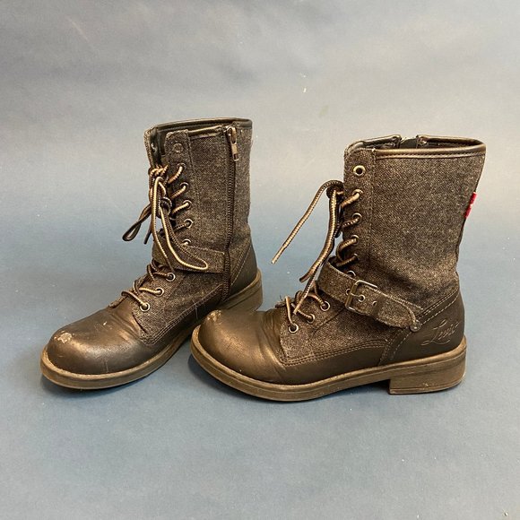 Levi's Shoes - LEVI’S VINTAGE DENIM COMBAT BOOTS